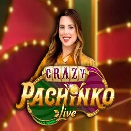 Live Casino logo of Crazy Pachinko from Evolution at MrPacho Casino