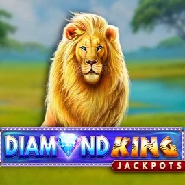 Diamond King Jackpots casino game by SpinPlay Games – featured logo at MrPacho Casino