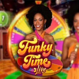 Funky Time slot visual from Evolution available on mr-pachocasino.gr