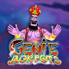 Genie Jackpots logo by Blueprint Gaming at MrPacho Casino