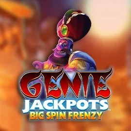 Jackpots logo of Genie Jackpots: Big Spin Frenzy from Blueprint Gaming at MrPacho Casino