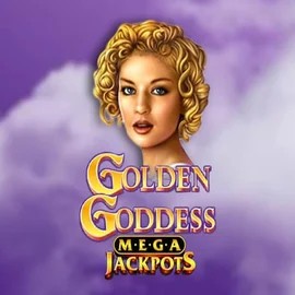 Logo of Golden Goddess Megajackpots from IGT at MrPacho Casino