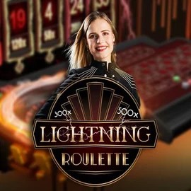 Enjoy Lightning Roulette by Evolution – logo hosted on mr-pachocasino.gr