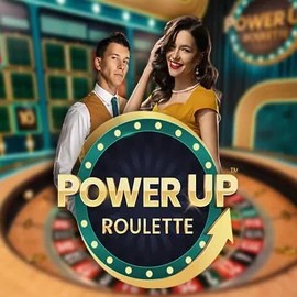 PowerUP Roulette game by Pragmatic Play – logo hosted on MrPacho Casino