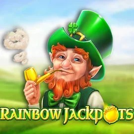 Rainbow Jackpots casino game by Red Tiger Gaming – featured logo at MrPacho Casino