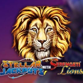 Stellar Jackpots with Serengeti Lions slot visual from Lightning Box Game available on mr-pachocasino.gr