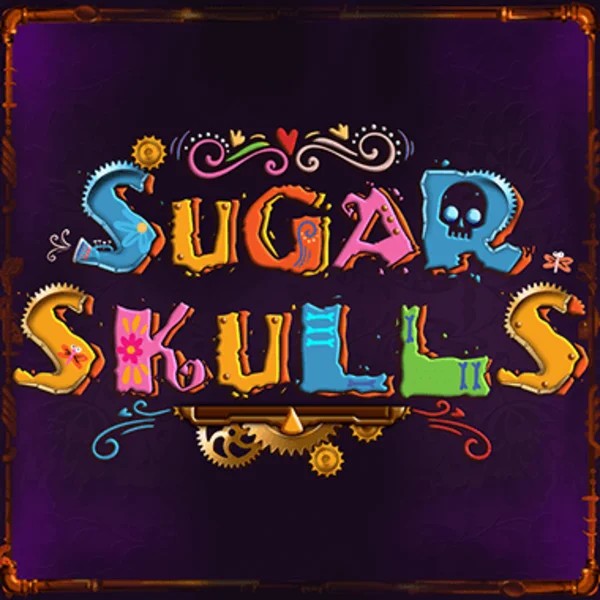 Logo of Sugar Skulls from Booming Games at MrPacho Casino
